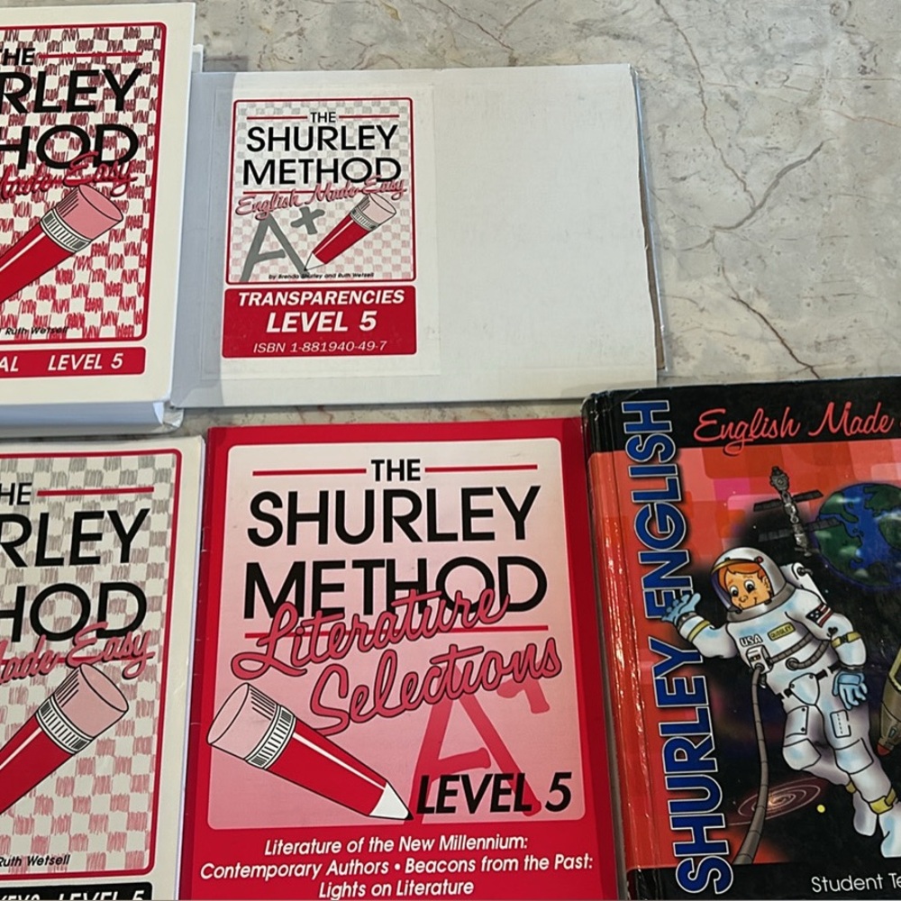 Shurley English Level 5 Teacher’s Set 
and Student Textbook